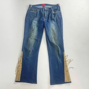 y2k western jeans